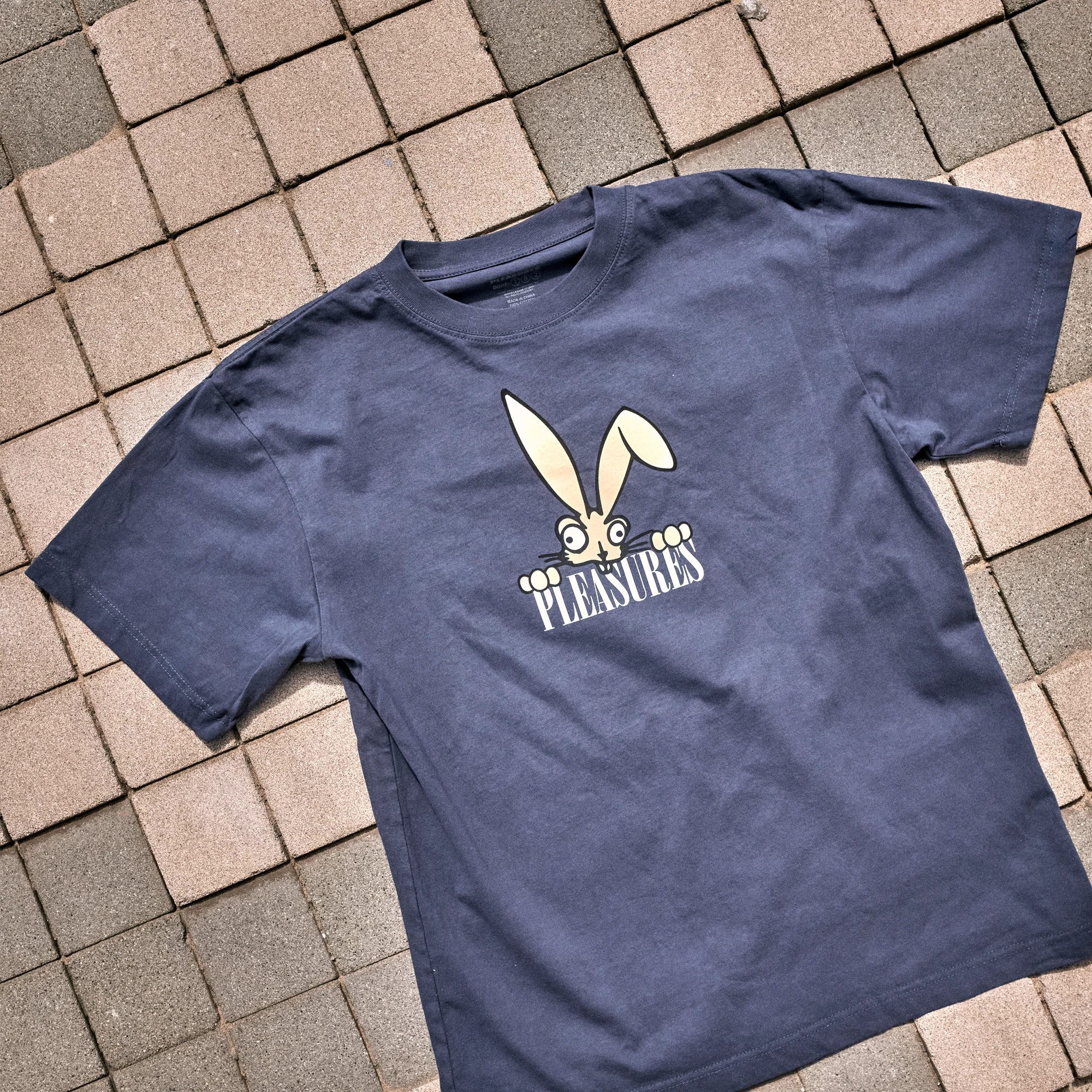 PLEASURES x blink-182 Bunny Peek T-Shirt - Image 4